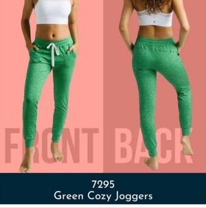 ZYIA Active Green Cozy Joggers Sz Small